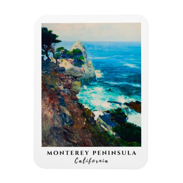 Point Lobos Monterey Peninsula California Seascape Magnet (Vertical)