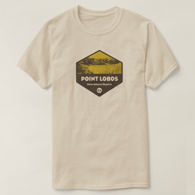 Point Lobos State Natural Reserve California T-Shirt (Design Front)