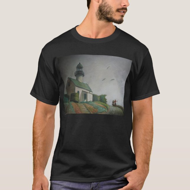 Point Loma Lighthouse T-Shirt Black (Front)