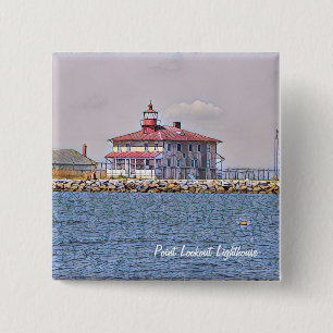 Point Lookout Lighthouse Button