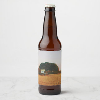 Point Mugu Beach - Pacific Coast Highway - CA Beer Bottle Label
