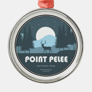 Point Pelee National Park Deer Metal Tree Decoration