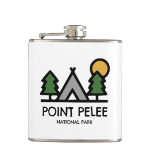 Point Pelee National Park Ontario Canada Hip Flask
