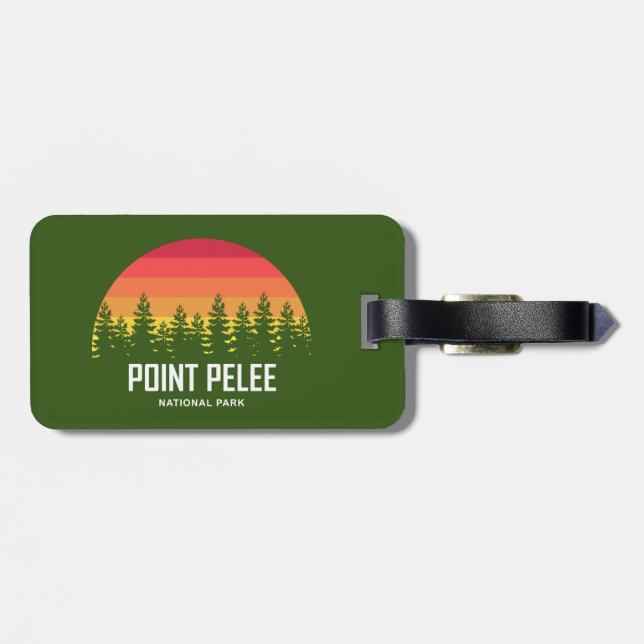 Point Pelee National Park Ontario Canada Luggage Tag (Back Horizontal)