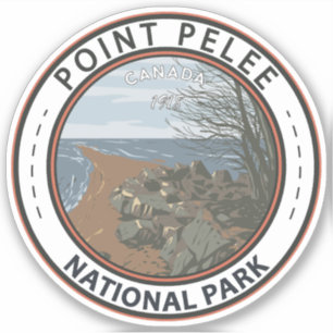 Point Pelee National Park Travel Art Vintage