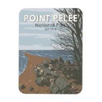 Point Pelee National Park Travel Art Vintage