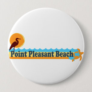 Point Pleasant Beach. 10 Cm Round Badge