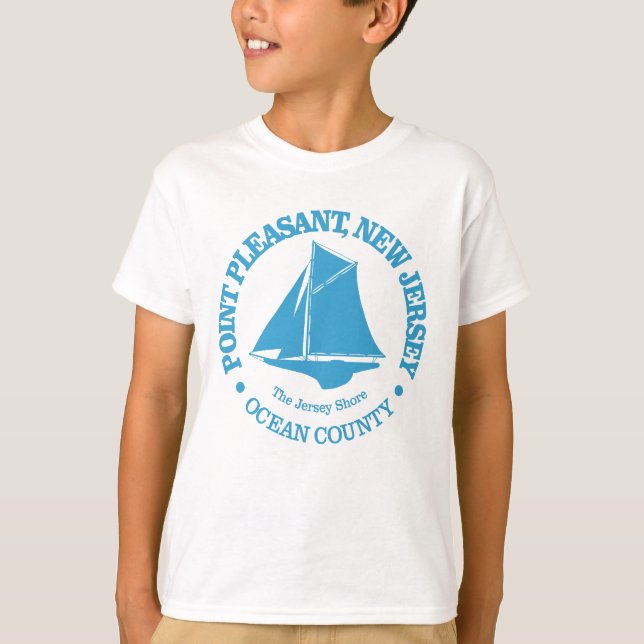 Point Pleasant NJ (sloop) T-Shirt (Front)