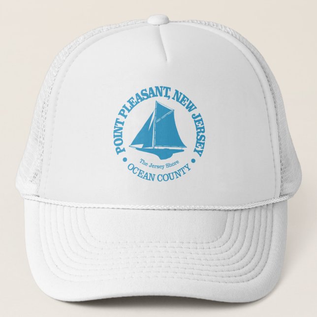 Point Pleasant NJ (sloop) Trucker Hat (Front)
