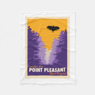 Point Pleasant Tourism Postcard Classic  Fleece Blanket