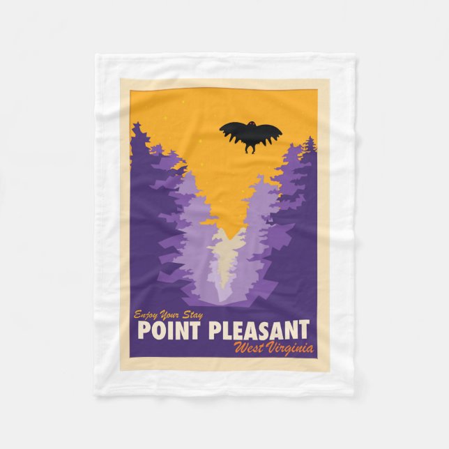 Point Pleasant Tourism Postcard Classic  Fleece Blanket (Front)