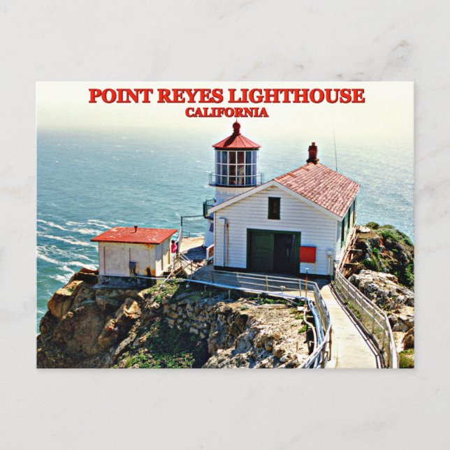 Point Reyes Lighthouse, California Postcard (Front)