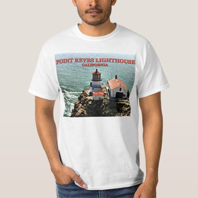 Point Reyes Lighthouse, California T-Shirt (Front)