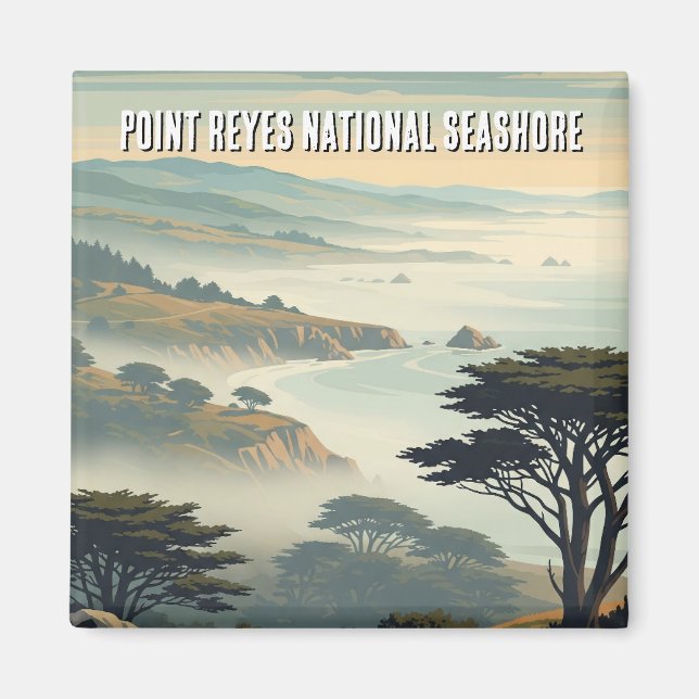 Point Reyes National Seashore Mist Magnet (Front)