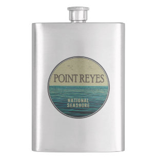 Point Reyes National Seashore Ocean Birds Hip Flask