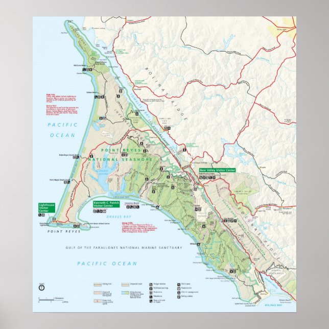 Point Reyes National Seashore Poster (Front)