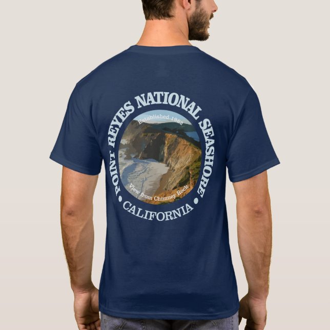 Point Reyes National Seashore T-Shirt (Back)