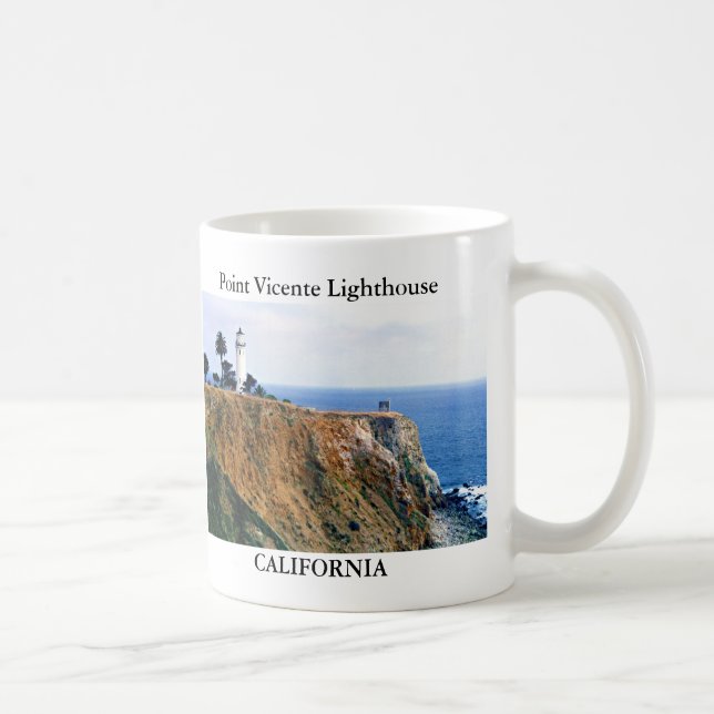 Point Vicente Lighthouse, California Mug (Right)