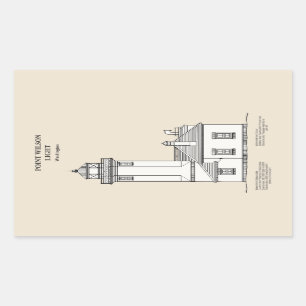 Point Wilson Lighthouse - Washington - SBD Rectangular Sticker
