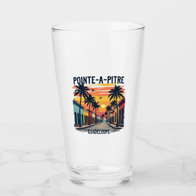 Pointe-a-Pitre Guadeloupe Glass (Front)