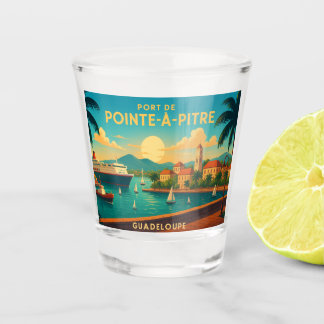 Pointe-à-Pitre Guadeloupe Shot Glass