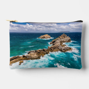 Pointe des Chateaux, Grande-Terre, Guadeloupe #2 Accessory Pouch