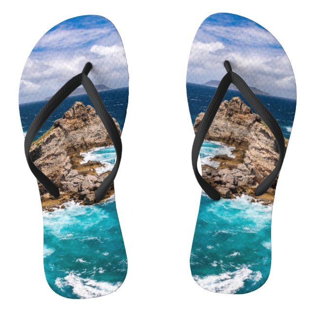 Pointe des Chateaux, Grande-Terre, Guadeloupe #2 Jandals (Footbed)