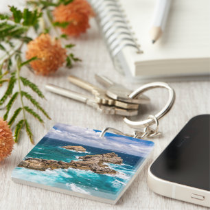 Pointe des Chateaux, Grande-Terre, Guadeloupe #2 Key Ring