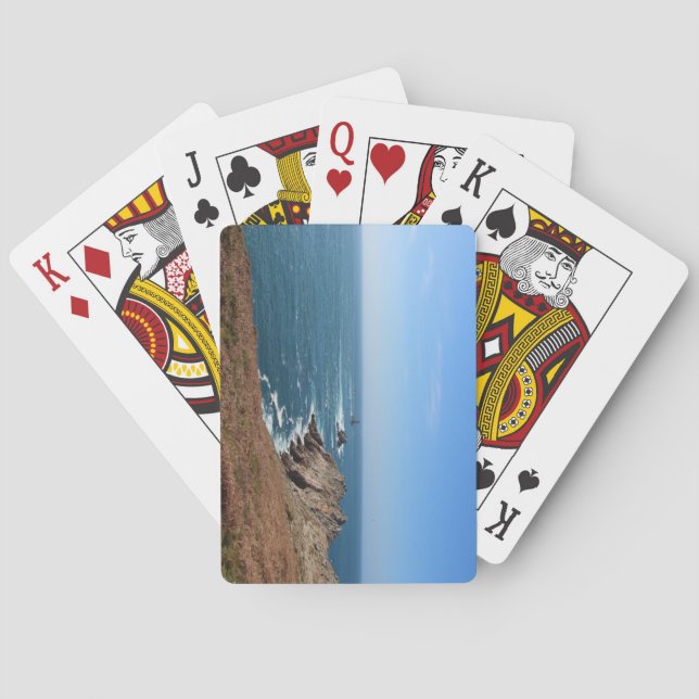 Pointe du Raz in Plogoff Playing Cards (Back)