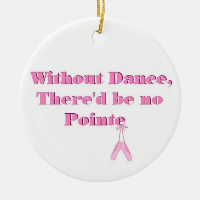 Pointe Ornament (Front)