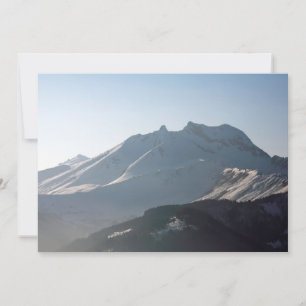 Pointe Percee Morzin France Holiday Card