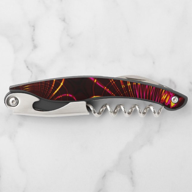 Pointed curves from pink to fire-coloured corkscrew (Front)