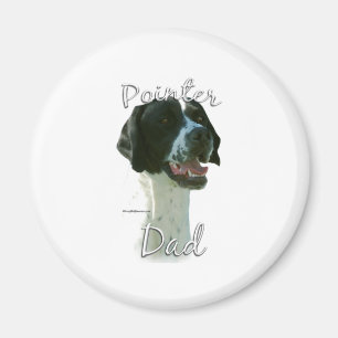 Pointer (blk) Dad 2 Magnet