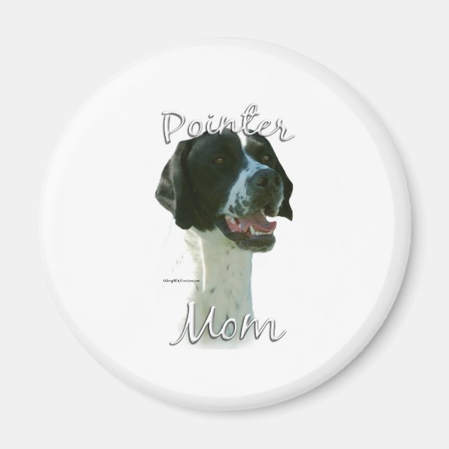 Pointer (blk) Mum 2 Magnet (Front)