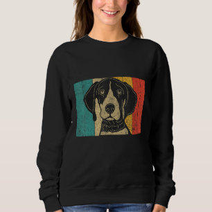 Pointer Design Vintage German Shorthaired Pointer  Sweatshirt