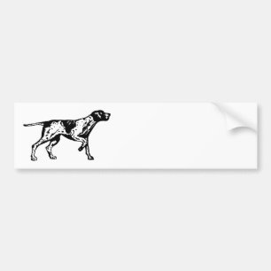 pointer dog bumper sticker
