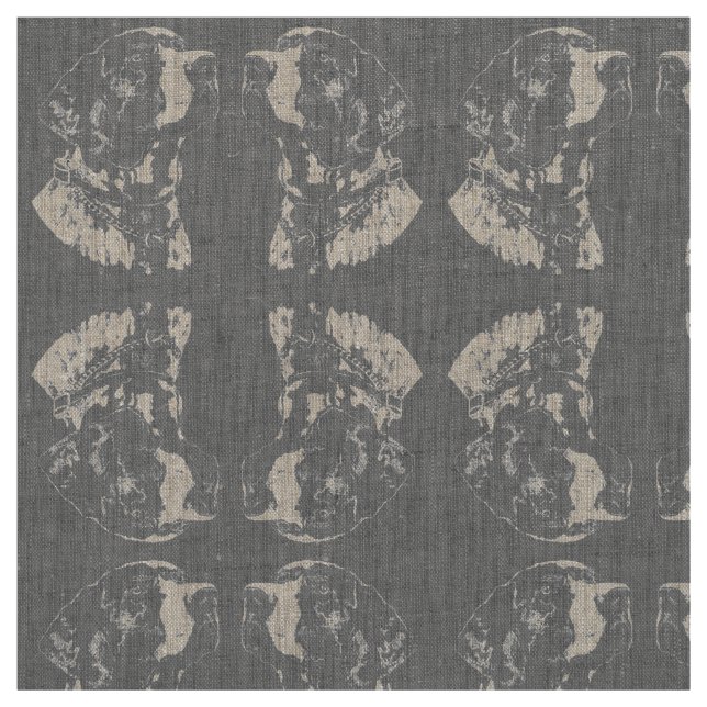 Pointer Dog Fabric Fabric German Pointer Pattern (Swatch)