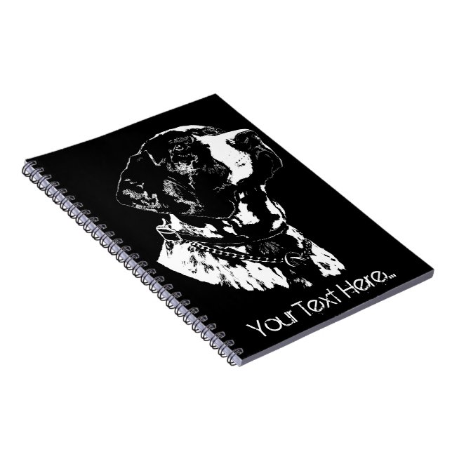 Pointer Dog Notebook Dog Lover Sketch Note Books (Right Side)
