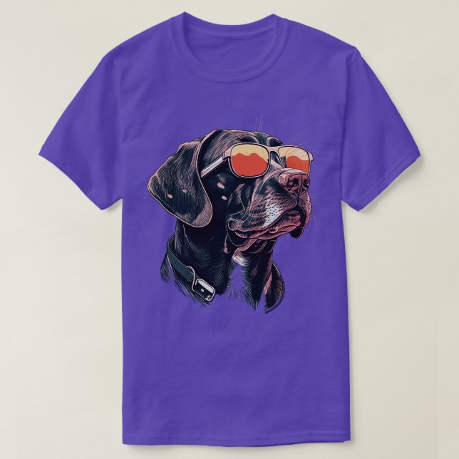 Pointer dog with sunglasses 3 T-Shirt (Design Front)