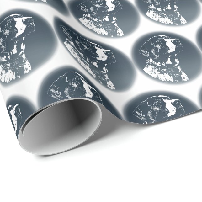 Pointer Dog Wrapping Paper Sporting Dog Gift Paper (Roll Corner)