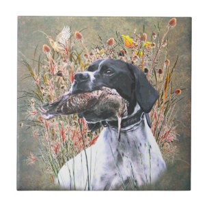 Pointer, Hunting Woodcock Tile