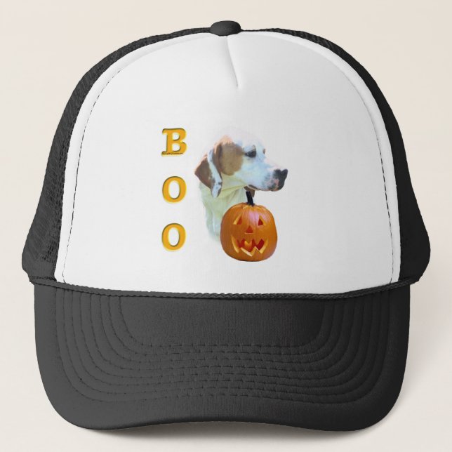 Pointer (Lemon Coated) Boo Trucker Hat (Front)