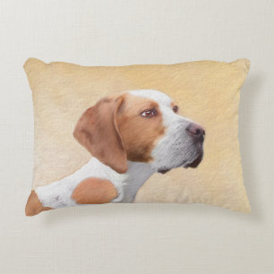 Pointer Painting - Cute Original Dog Art Decorative Cushion