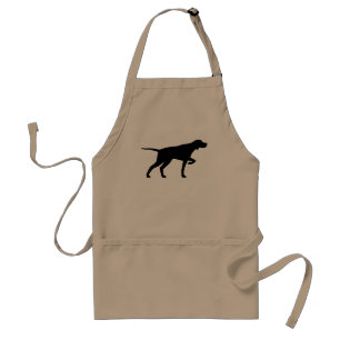 Pointer Silhouette Adult Apron