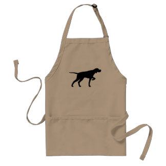 Pointer Silhouette Adult Apron
