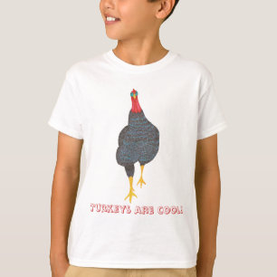 Pointillism Turkey Strut, Turkeys are cool tshirts