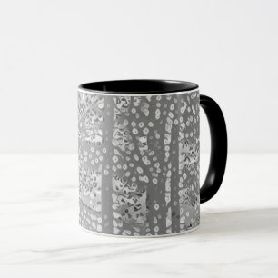 Pointillist trees mug