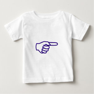 Pointing Finger Baby T-Shirt