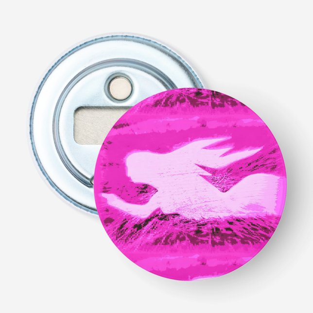 pointing pink mermaid bottle opener (Front)
