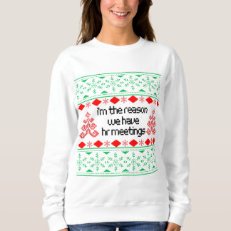 Pointless Meeting Survivor Ugly Sweater - 